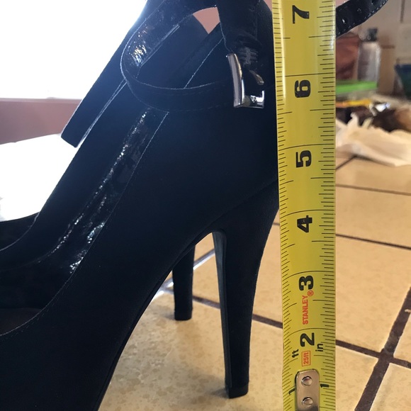 G BY GUESS Black Suede Heels - Picture 5 of 8